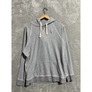 Pistol Lake Hoodie Men's Large Gray‎ Motoring Club Logo USA Made Drawstring